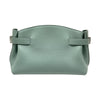 FERRAGAMO 菲拉格慕 21 5974/002 HUG POUCH BAG 斜背包 皮革 藍綠色 銀釦