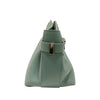 FERRAGAMO 菲拉格慕 21 5974/002 HUG POUCH BAG 斜背包 皮革 藍綠色 銀釦