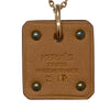HERMES 愛馬仕 Z刻 H081865CDJ7 AS DE COEUR PENDANT 心形皮革項鍊  SWIFT 小牛皮 合金 藍金