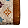 LOUIS VUITTON 路易威登 村上隆系列 白三彩 三折短夾