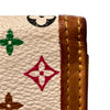 LOUIS VUITTON 路易威登 村上隆系列 白三彩 三折短夾
