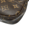 LOUIS VUITTON 路易威登 M44840 MULTI POCHETTE ACCESSOIRES 三合一麻將包 PVC帆布 棕色 金釦
