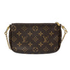 LOUIS VUITTON 路易威登 M44840 MULTI POCHETTE ACCESSOIRES 三合一麻將包 PVC帆布 棕色 金釦