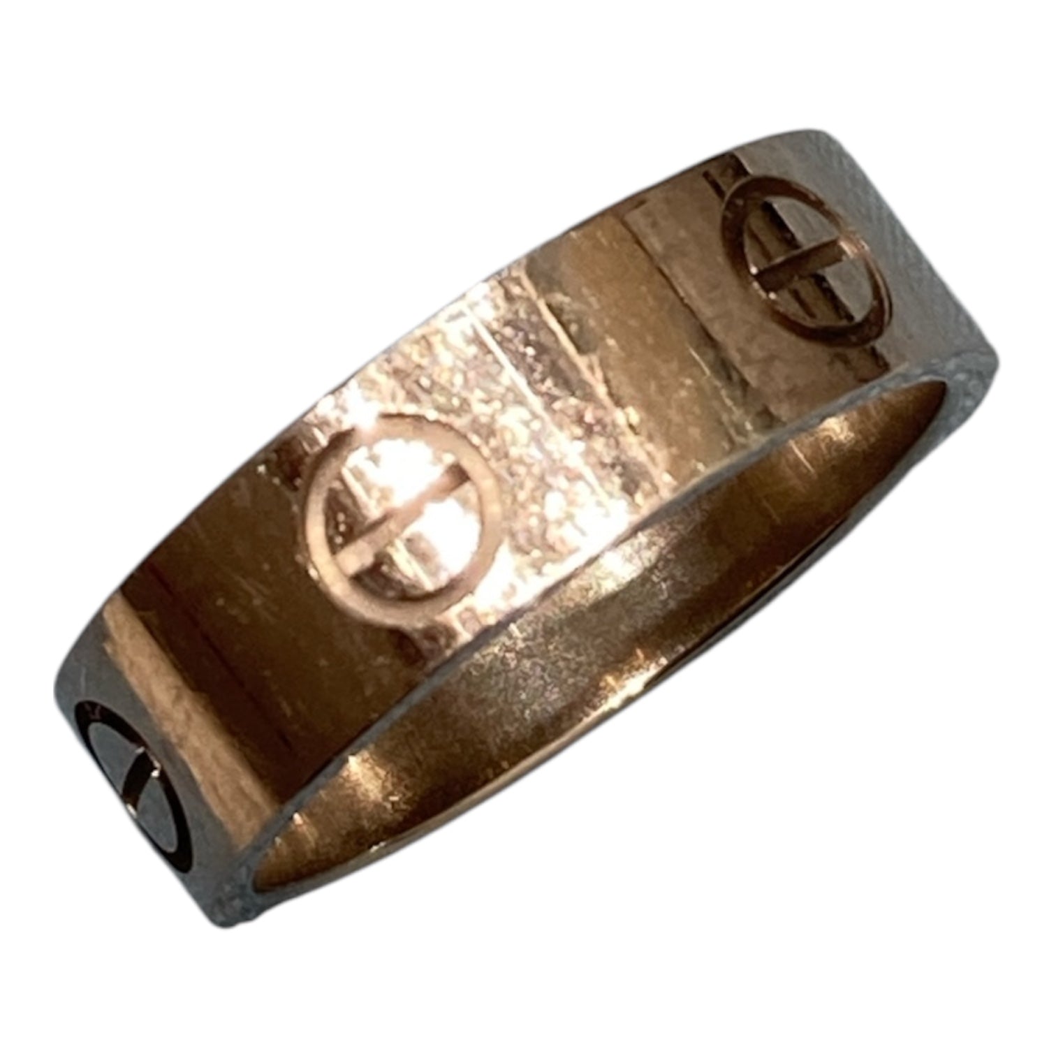 CARTIER 卡地亞 LOVE系列 戒指 K18WG #53