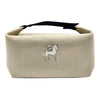 HERMES 愛馬仕 H103587M01 BRIDE-A-BRAC 大號H帆布收納包 帆布 白色 銀釦