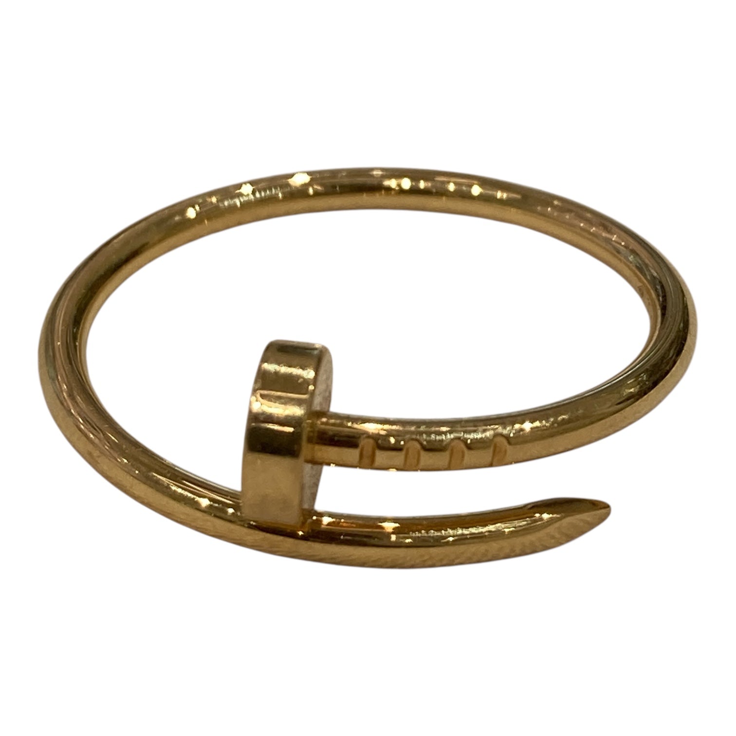 CARTIER 卡地亞 JUSTE UN CLOU 釘子戒指 #62 黃金 金色