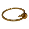 CARTIER 卡地亞 JUSTE UN CLOU 釘子戒指 #62 黃金 金色