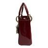 DIOR 迪奧 MINI SIZE LADY DIOR 紅色 漆皮