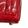 DIOR 迪奧 MINI SIZE LADY DIOR 紅色 漆皮