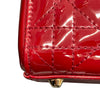 DIOR 迪奧 MINI SIZE LADY DIOR 紅色 漆皮