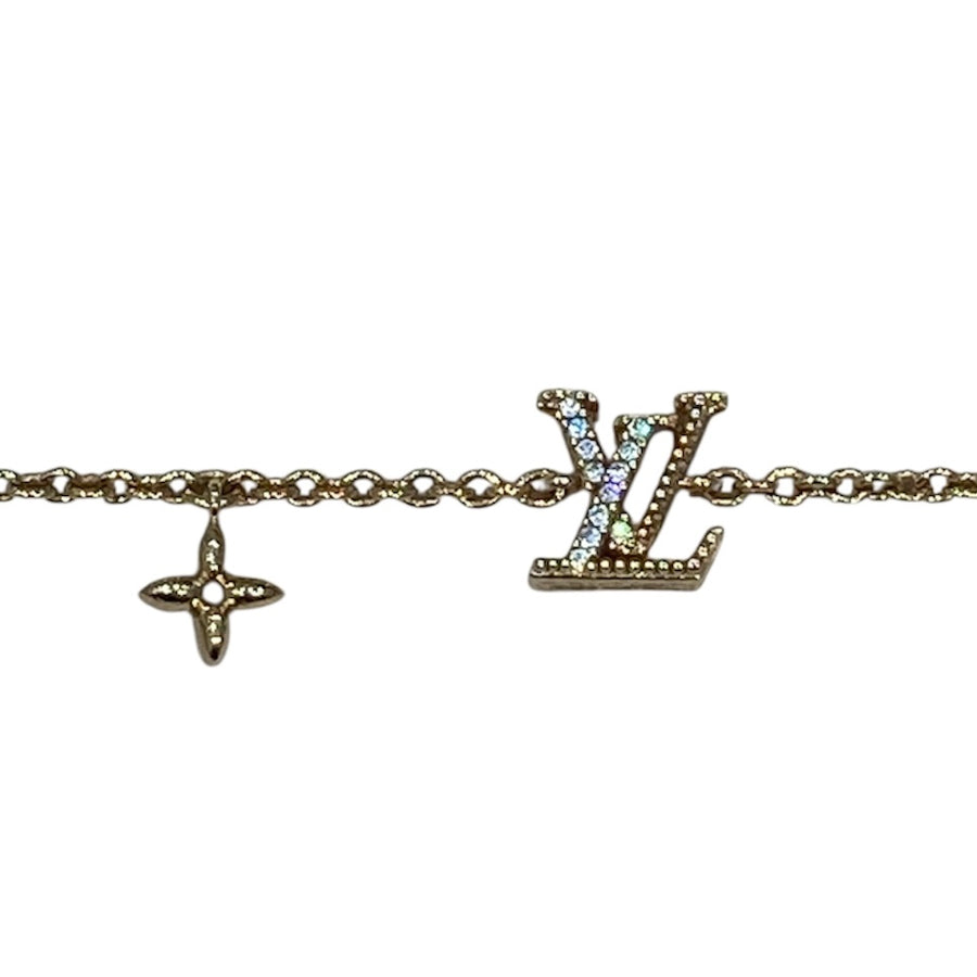 LOUIS VUITTON 路易威登 M00587 ICONIC ENAMEL 手鍊 合金 金色