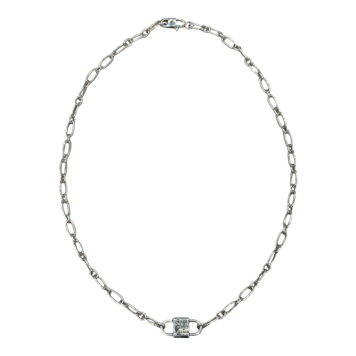 TIFFANY&CO. 蒂芙尼 1837 DOUBLE LOCK 項鍊 925純銀