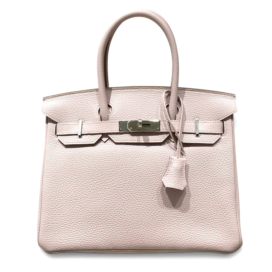 HERMES 愛馬仕 BIRKIN 30 柏金包 TC皮 夢幻紫 銀釦 B刻