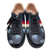GUCCI 古馳 低筒運動鞋 黑色 皮革 US5