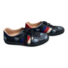 GUCCI 古馳 低筒運動鞋 黑色 皮革 US5
