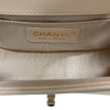 CHANEL 香奈兒 SMALL BOY BAG 淡粉色 小牛皮 金釦