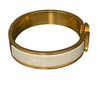 HERMES 愛馬仕 CLIC H BRACELET 白色 琺瑯
