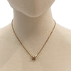 HERMES 愛馬仕 MINI POP H NACKLACE 迷你H琺瑯項鍊 栗子灰 鍍金