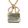 HERMES 愛馬仕 AMULETTES CONSTANCE PENDANT NECKLACE 康康滿鑽項鍊 18K 米金色