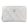 CHANEL 香奈兒 零錢包 荔枝牛皮 夢幻紫 金釦