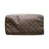 LOUIS VUITTON 路易威登 M41111 SPEEDY 35 波士頓包 PVC帆布 老花 棕色 金釦