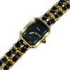 CHANEL 香奈兒 H0001 Premiere L 方糖 SIZE:L 合金 石英錶 黑金