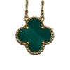 VAN CLEEF&ARPELS 梵克雅寶 VCARO9VA00  VINTAGE ALHAMBRA  孔雀石四葉草項鍊  18K 孔雀石 項鍊
