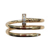 CARTIER 卡地亞 JUSTE UN CLOU 鑽石戒指 18K玫瑰金 #51