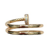 CARTIER 卡地亞 JUSTE UN CLOU 鑽石戒指 18K玫瑰金 #51