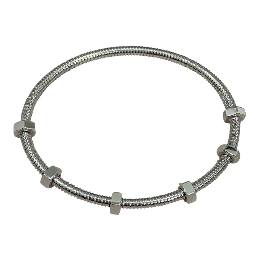 CARTIER 卡地亞 ÉCROU DE CARTIER手鐲 K18 WG SIZE:#18