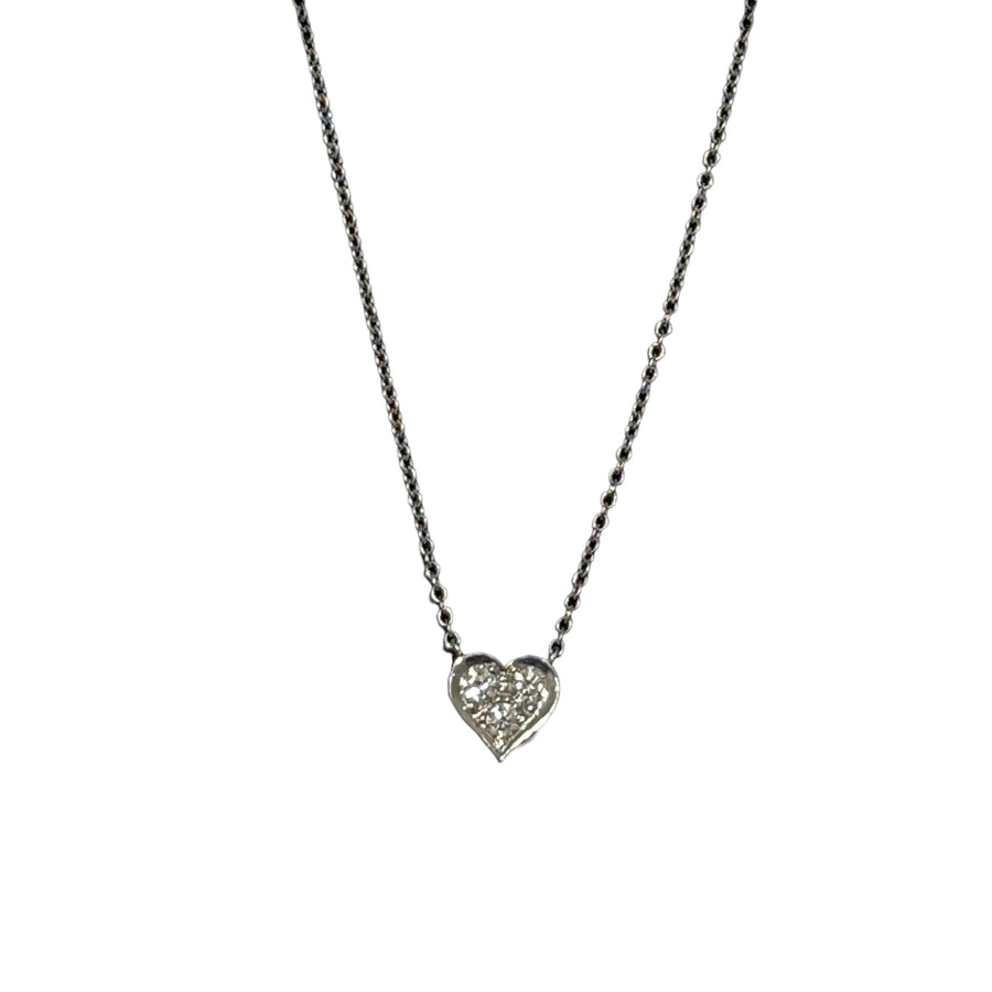 TIFFANY&CO. 蒂芬尼 SENTIMENTAL HEART 3 DIAMOND PENDANT NECKLACE 情感之戀系列 迷你心型 3 鑽項鍊 鉑金 鑽石