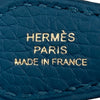 HERMÈS 愛馬仕 EVELYNE17 肩背包 小牛皮 極光藍色 金扣