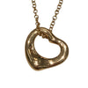 TIFFANY & CO. 蒂芬尼 ELSA PERETTI® OPEN HEART SMALL PENDANT 小型開心項鍊 18K玫瑰金