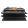 CHANEL 香奈兒 BOY CHANEL VERTICAL FLAP BAG 黑色 荔枝皮 金釦