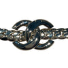 CHANEL 香奈兒 METAL COCOMARK CHOKER NECKLACE 銀色 合金