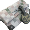 LOUIS VUITTON 路易威登 N00108 STEAMER 肩背包 PVC帆布 採色棋盤格 綠色系 銀扣