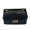 CHANEL 香奈兒 CC FLAP POCKET SHOULDER BAG 翻蓋單肩包 荔枝紋牛皮 黑色 金釦