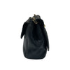 CHANEL 香奈兒 CC FLAP POCKET SHOULDER BAG 翻蓋單肩包 荔枝紋牛皮 黑色 金釦