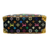 LOUIS VUITTON路易威登 村上隆 MONOGRAM MULTICOLORE TROUVILLE 手提包 PVC帆布 黑色 三彩 金扣