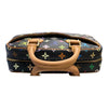 LOUIS VUITTON路易威登 村上隆 MONOGRAM MULTICOLORE TROUVILLE 手提包 PVC帆布 黑色 三彩 金扣