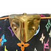 LOUIS VUITTON路易威登 村上隆 MONOGRAM MULTICOLORE TROUVILLE 手提包 PVC帆布 黑色 三彩 金扣