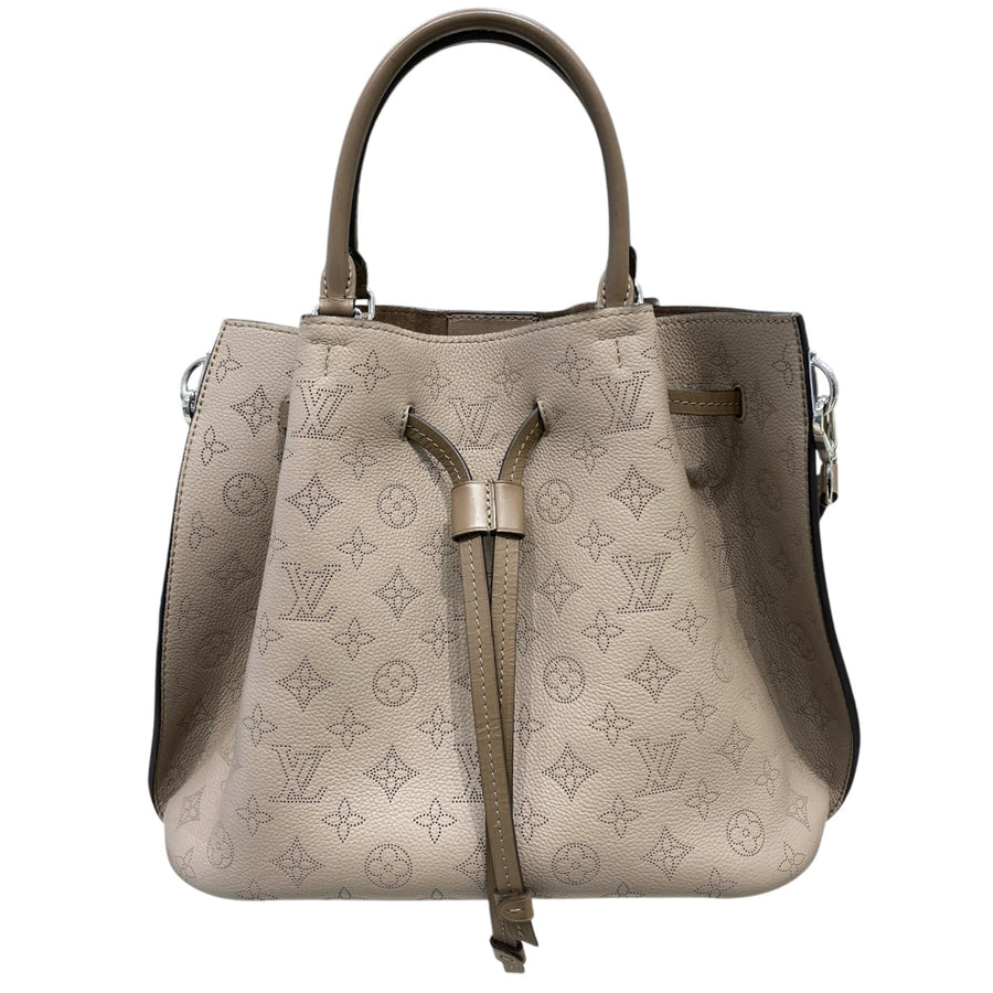 LOUIS VUITTON 路易威登  M54403 MAHINA GIROLATA  MONOGRAM 手提肩背兩用包 小牛皮 大象灰 銀扣