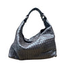 BOTTEGA VENETA 葆蝶嘉 VENETA SHOULDER  BAG 編織肩背包 深棕 小羊皮 黑釦