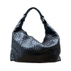 BOTTEGA VENETA 葆蝶嘉 VENETA SHOULDER  BAG 編織肩背包 深棕 小羊皮 黑釦