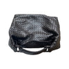 BOTTEGA VENETA 葆蝶嘉 VENETA SHOULDER  BAG 編織肩背包 深棕 小羊皮 黑釦