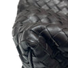 BOTTEGA VENETA 葆蝶嘉 VENETA SHOULDER  BAG 編織肩背包 深棕 小羊皮 黑釦
