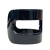 HERMES 愛馬仕 ANO CUFF BANGLE PM 漆藝寬版手環 小號 水牛角 深藍/棕色