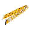 HERMES 愛馬仕 TWILLY 絲巾 JEU DE CARTES 絲綢 黃色