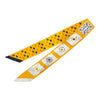 HERMES 愛馬仕 TWILLY 絲巾 JEU DE CARTES 絲綢 黃色