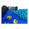HERMES 愛馬仕 TWILLY 絲巾 LES LEOPARDS 絲綢 藍色